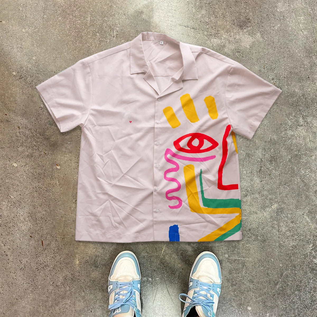 Fashion Personality Loose Printed Shirt