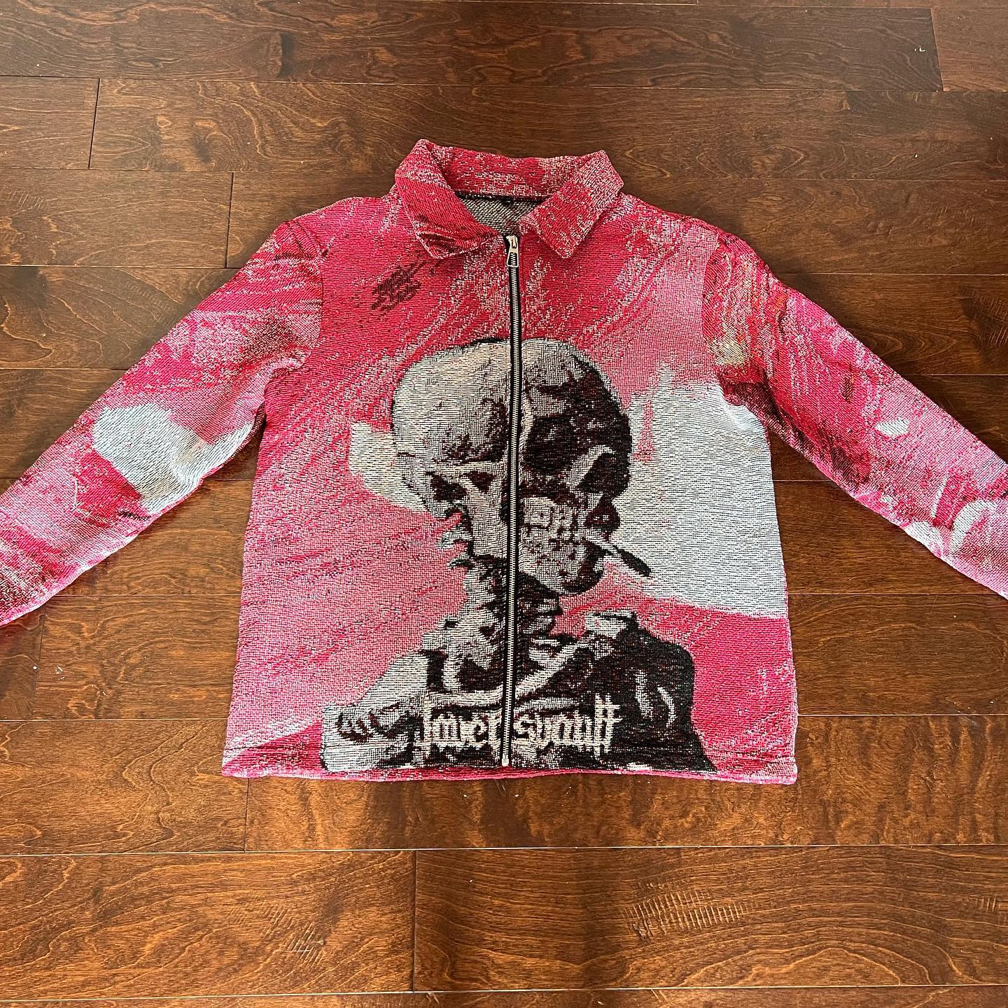 Skeleton personalized trendy tapestry jacket