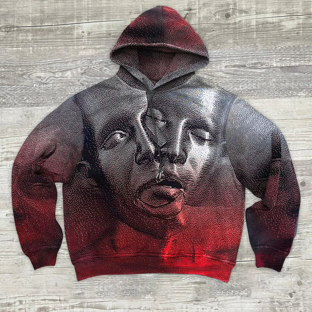 Casual Vintage Tapestry Hoodie