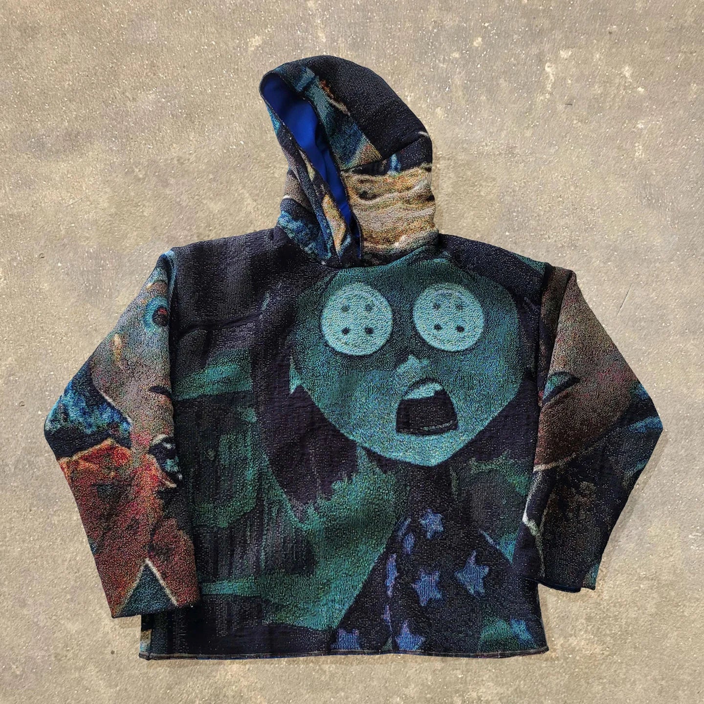 Funny Cartoon Comics Print Long Sleeve Hoodies