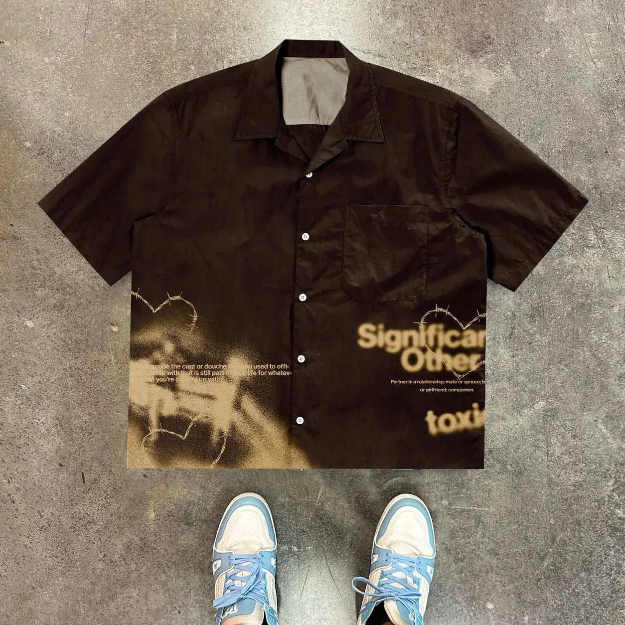 Personalized Street Style Casual Lapel Shirt