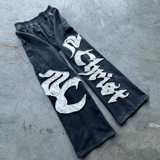 Casual Personalized Street Style Printed Trousers