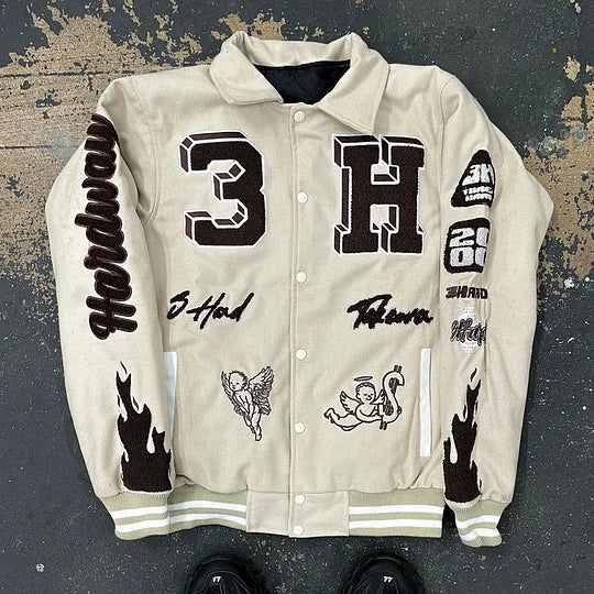 Angel Cupid Baseball Jacket