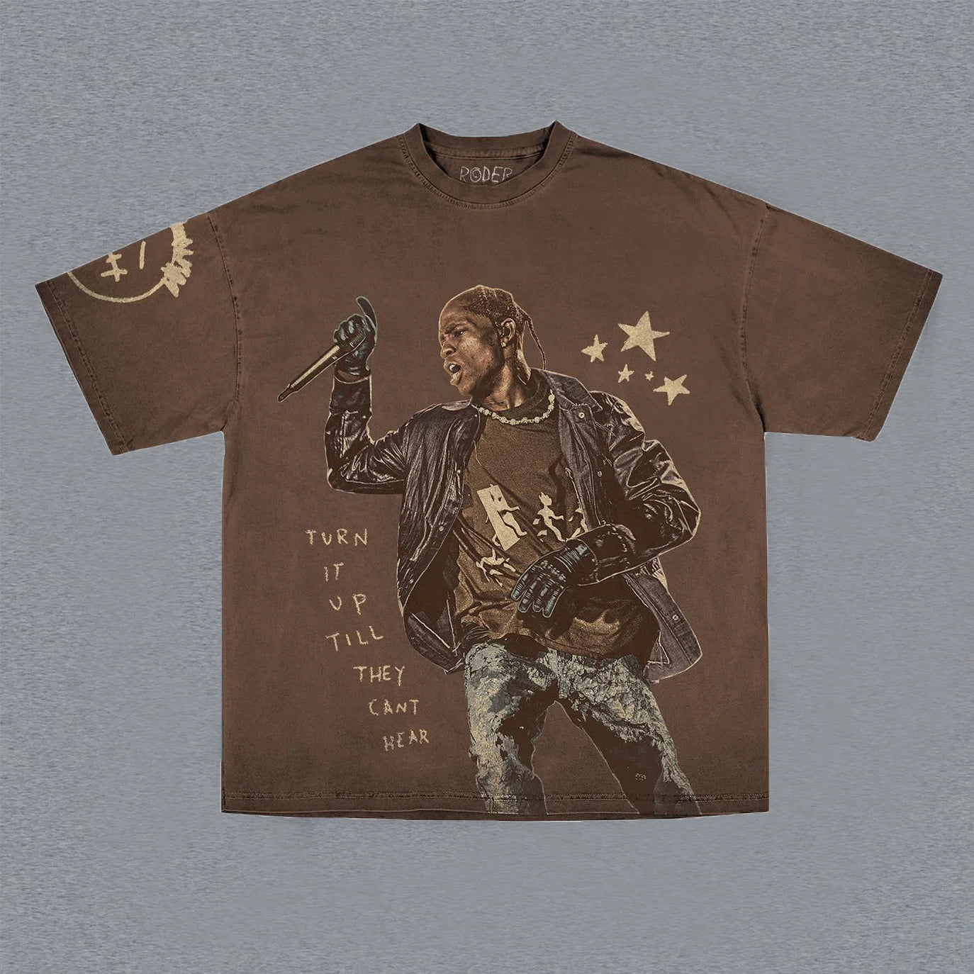 Casual Personalized Print Street Style Short Sleeve T-Shirt