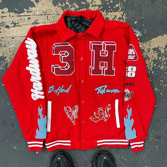 Angel Cupid Baseball Jacket