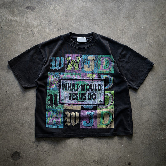 Retro Personalized Print T-Shirt