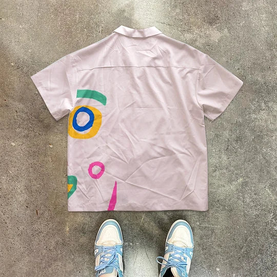 Fashion Personality Loose Printed Shirt