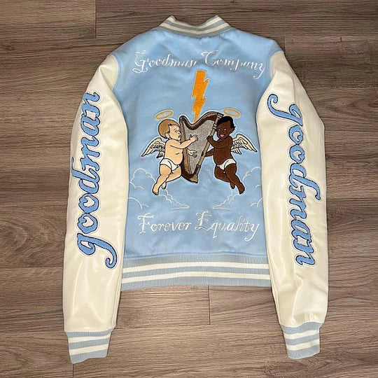 Angel Letter Baseball Jacket