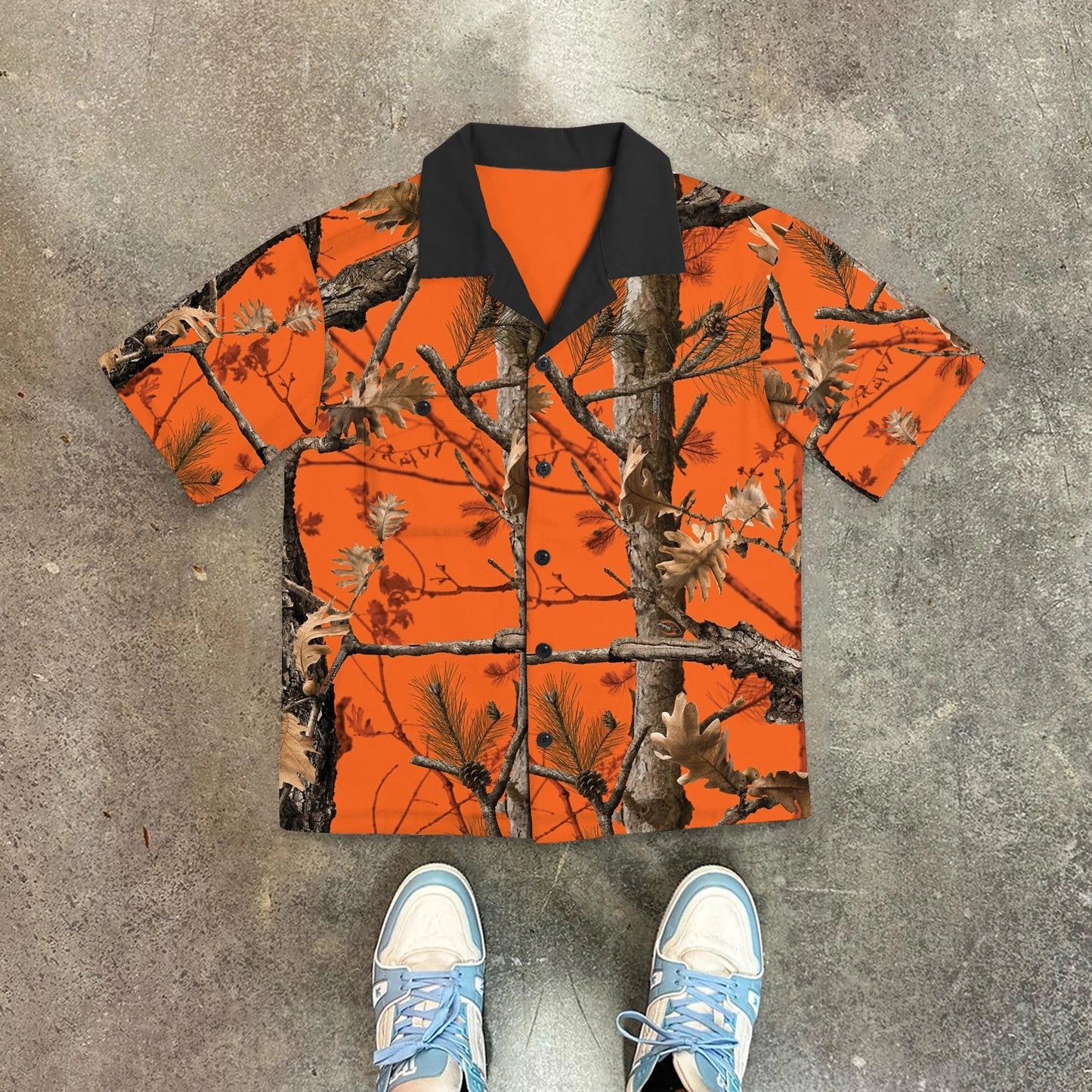 Vintage Jungle Lapel Shirt