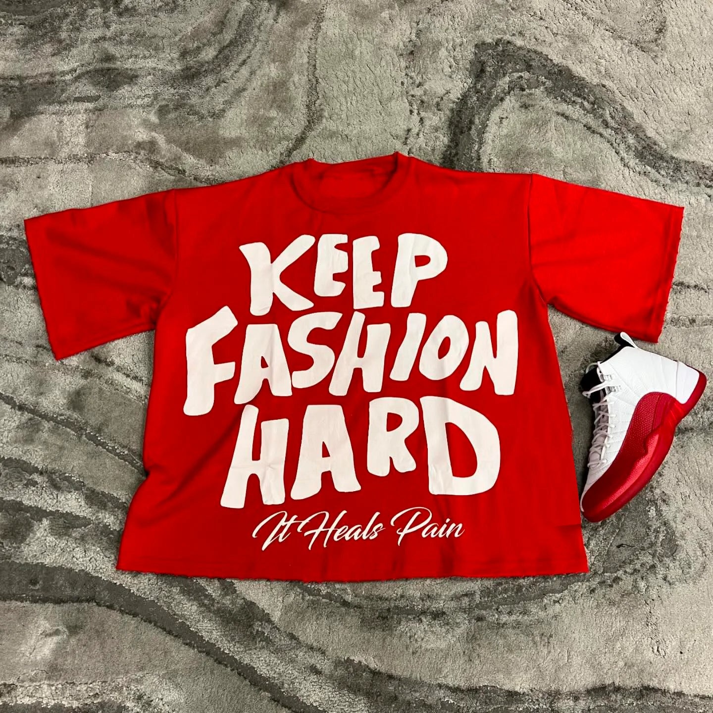 Keep Fashion Hard Print Short Sleeve T-Shirt