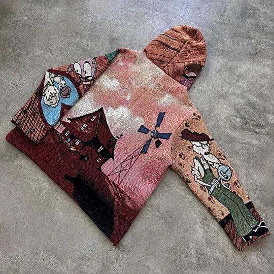 Cartoon House Hoodie