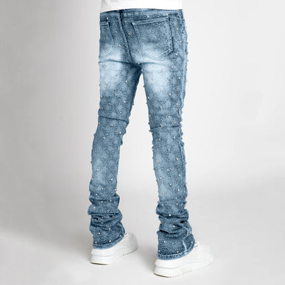 Pearl Casual Street Vintage Washed Jeans