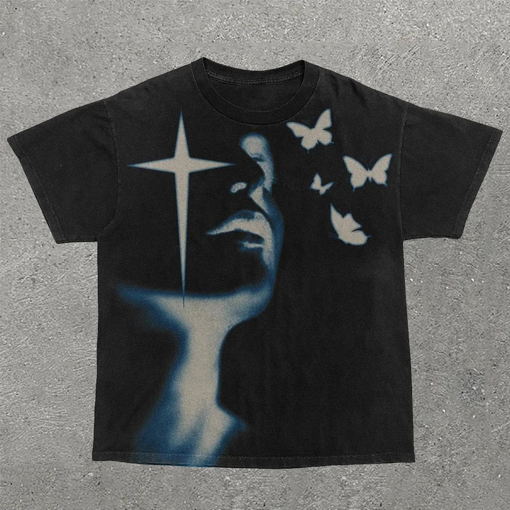 Cross & Butterfly Shirt