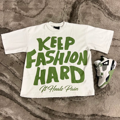 Keep Fashion Hard Print Short Sleeve T-Shirt