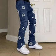 Retro Hip Hop Street Fashion Jeans