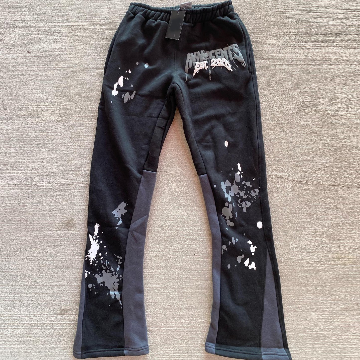 Contrast ink casual pants