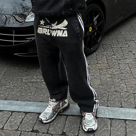 Striped Casual Street Hip-Hop Trousers