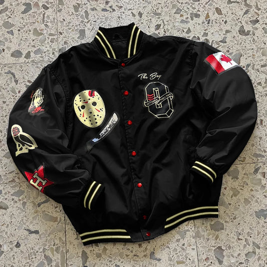 Fashion Personality Street Style Baseball Jacket