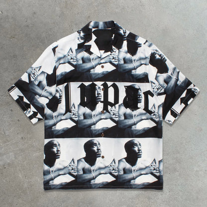 Rap Print Streetwear Vacation Shirt