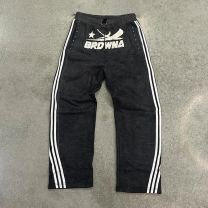 Striped Casual Street Hip-Hop Trousers