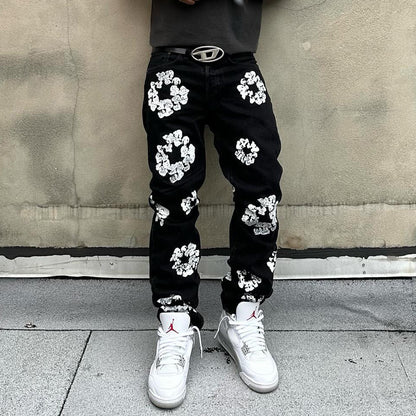 Retro Hip Hop Street Fashion Jeans