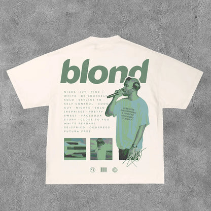 Frank Ocean Print Short Sleeve T-Shirt