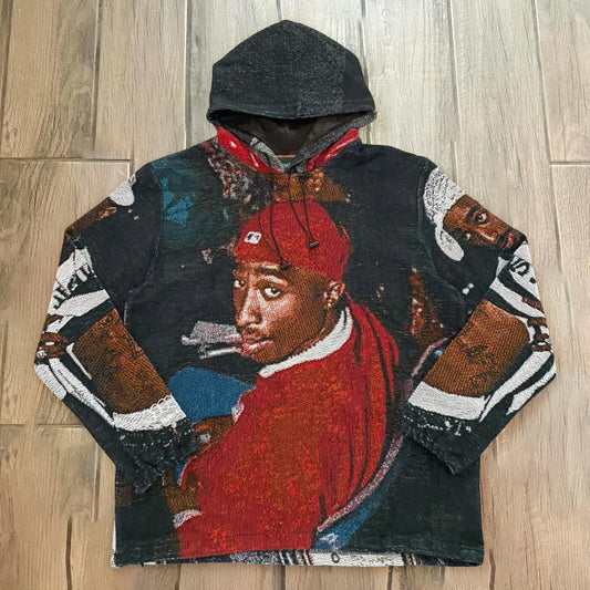 Vintage Character Tapestry Hoodie