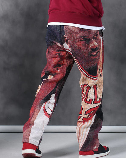 Fashionable and personalized tapestry trousers