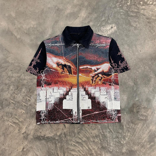 Genesis Tapestry Zipper Shirt