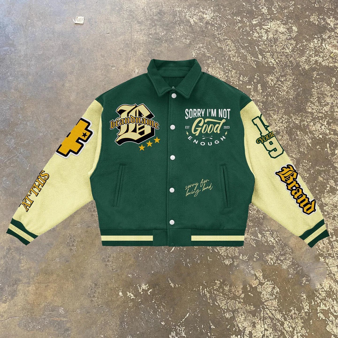 Casual Street College Baseball Jacket