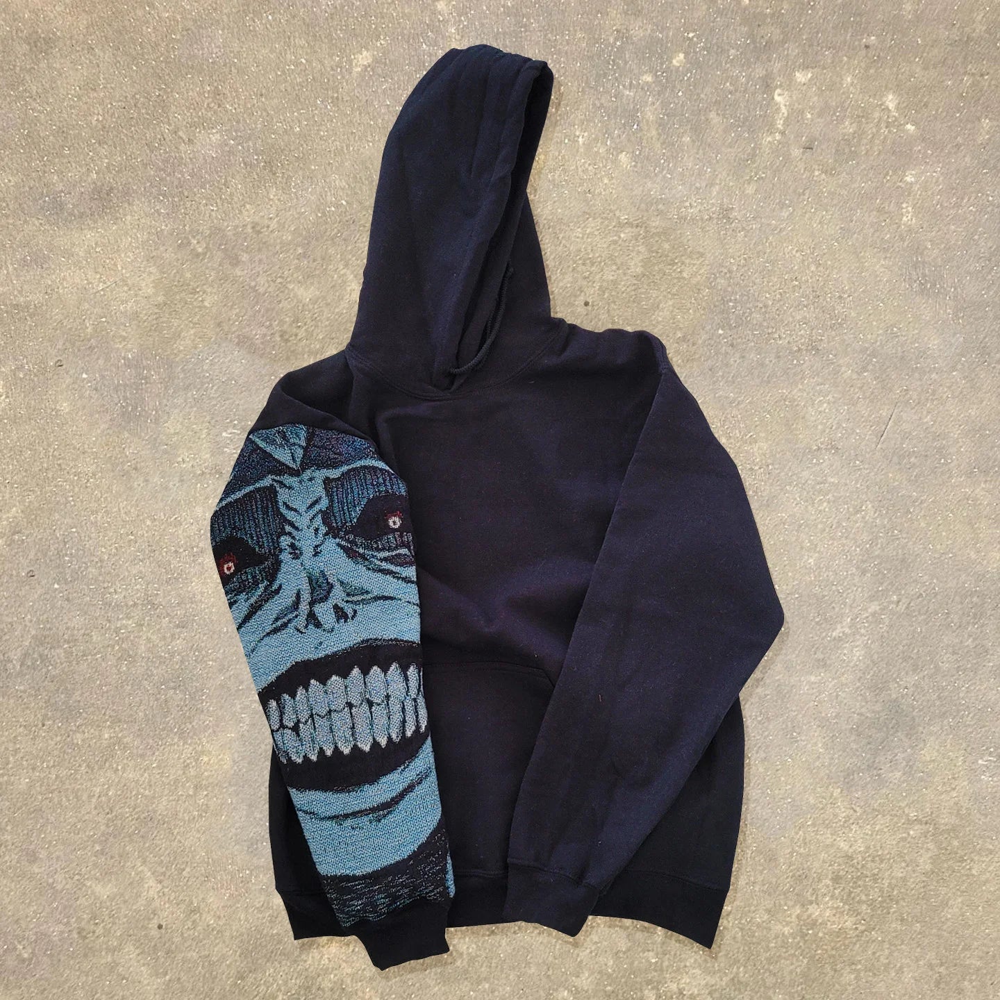 Casual Skull Cartoon Print Long Sleeve Hoodies