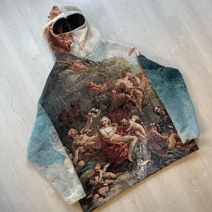 Vintage Angel Tapestry Hoodie