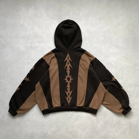 Spiky Arrow Casual Street Hoodie