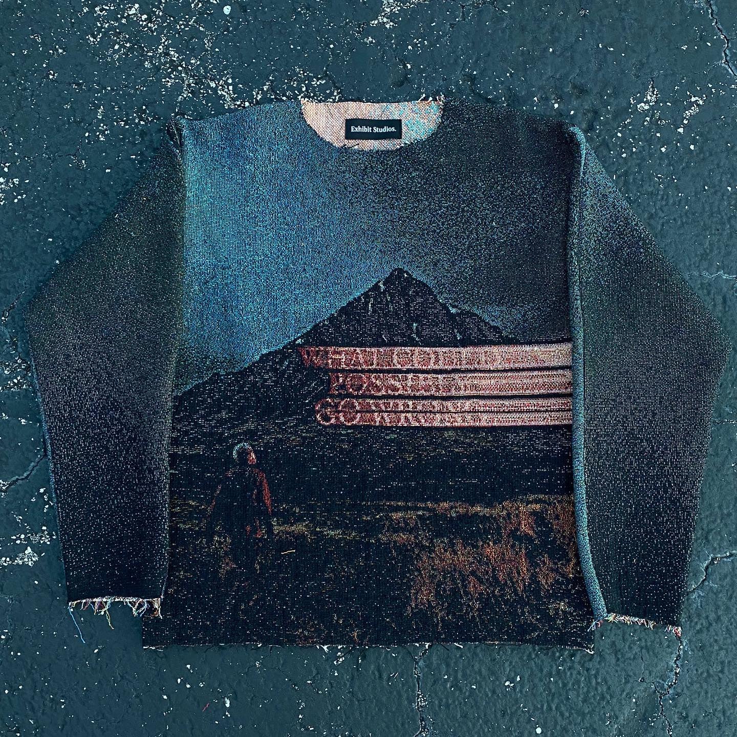 Crew Neck Tapestry Vintage Sweatshirt