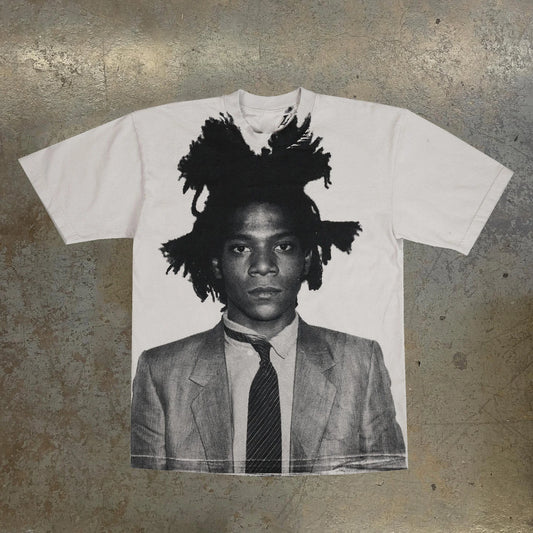 Jean-Michel Basquiat Print Short Sleeve T-Shirt