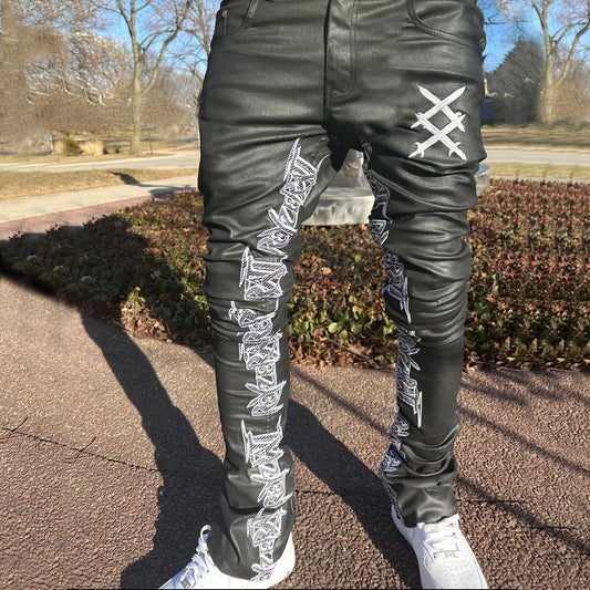 Limited Edition Casual Street Layered Jeans