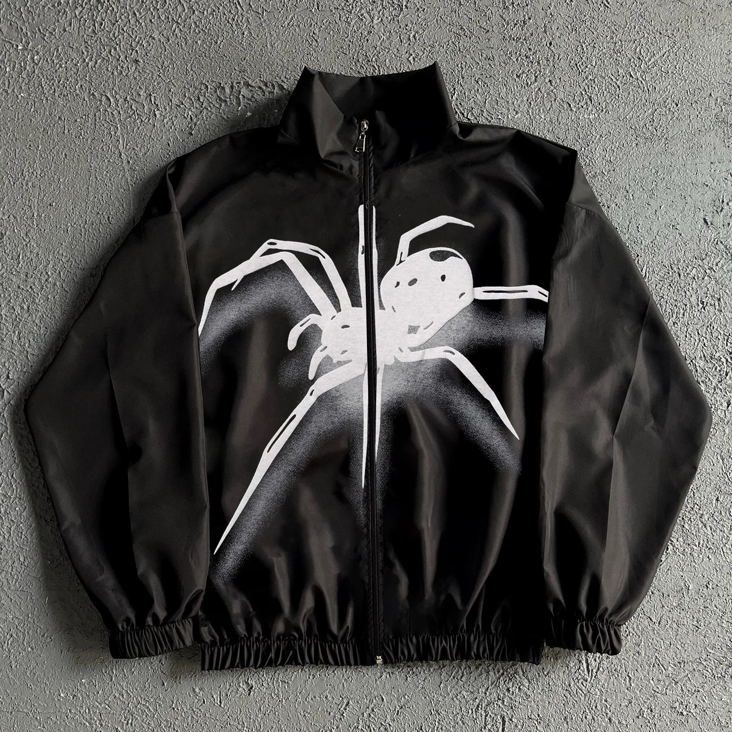 Spider Long Sleeve Zipper Design Sports Outdoor Trendy Jacket