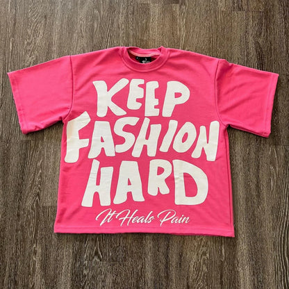 Keep Fashion Hard Print Short Sleeve T-Shirt