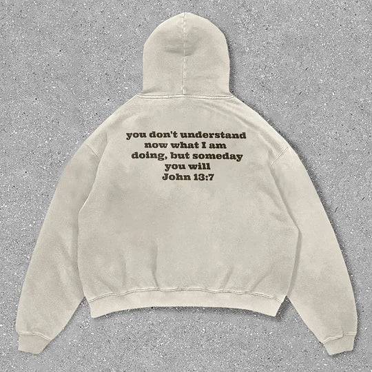 God print hoodie