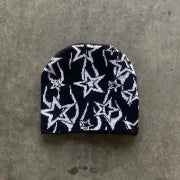 lucky star knitted hat