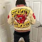 Flaming Lips Casual Street Baseball Jacket