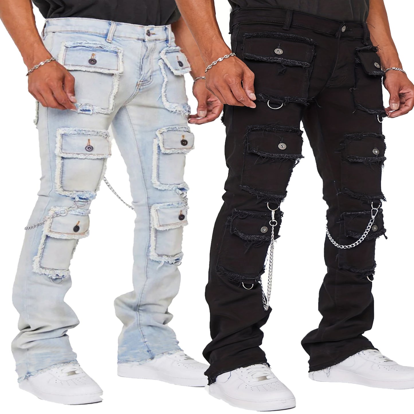 Men's straight jeans