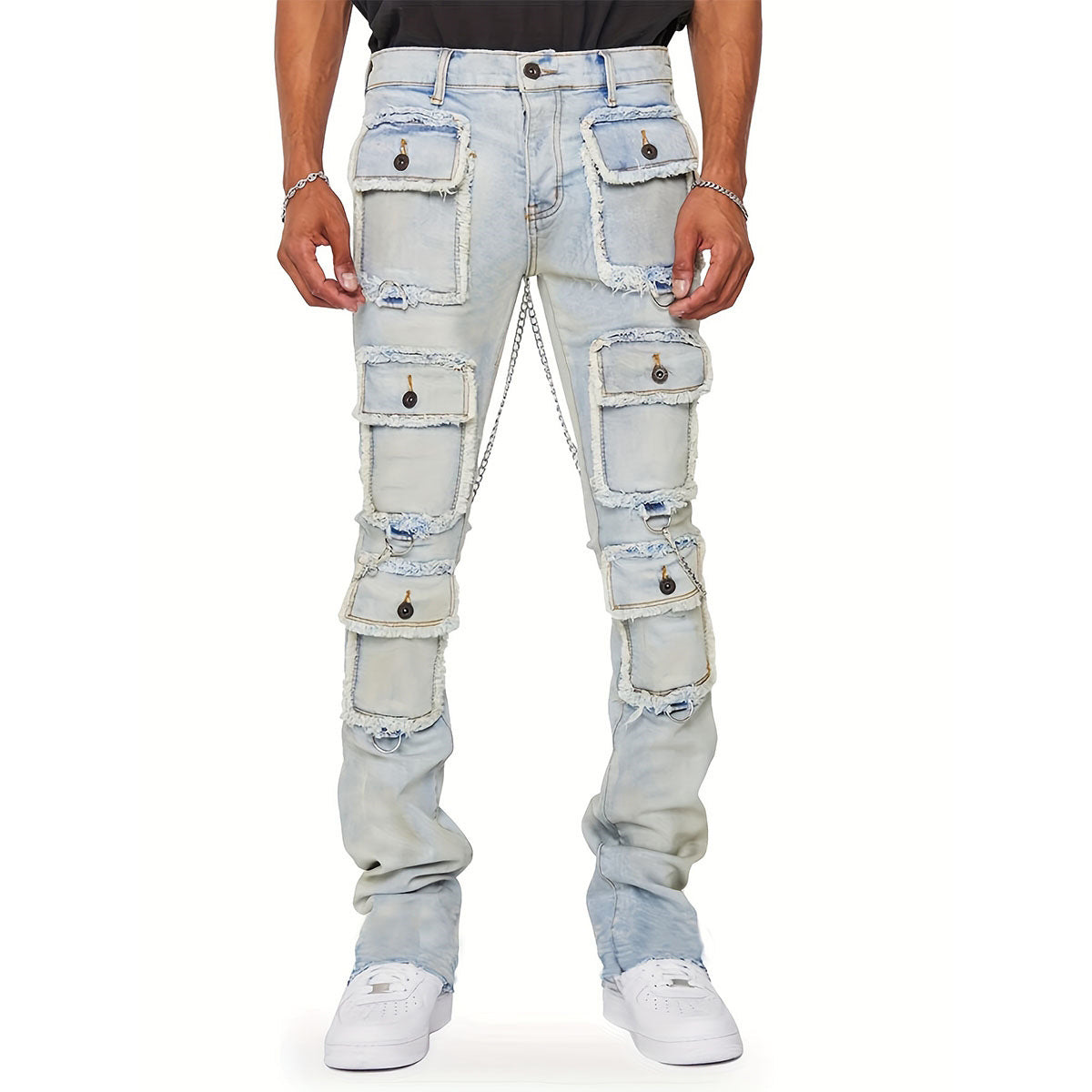 Men's straight jeans