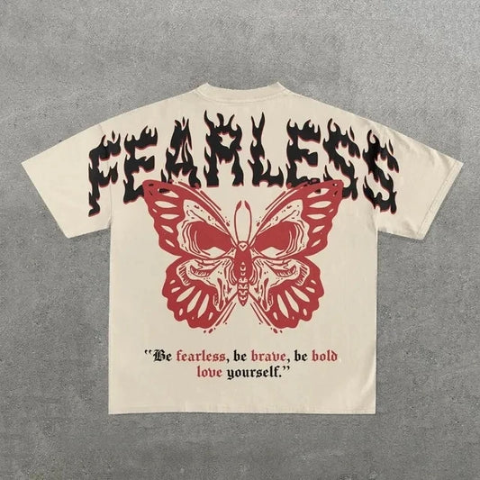 Fearless Print Short Sleeve T-Shirt