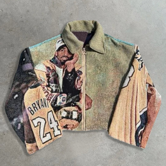 Street Basketball Zip-Up Tapestry Jacket