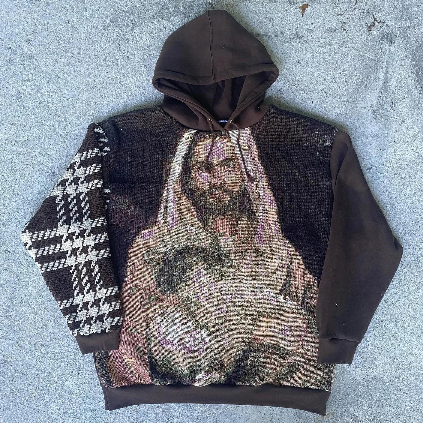 Jesus The Lamb Of God Print Long Sleeve Hoodies