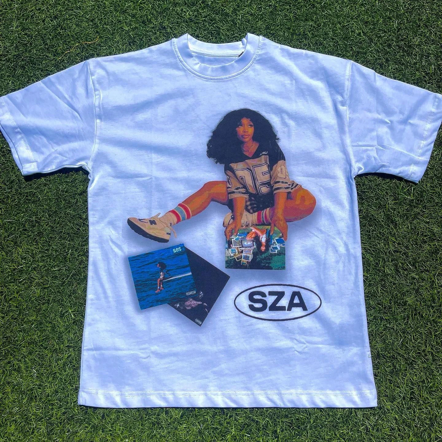 Personalized SZA Print Short Sleeve T-Shirt