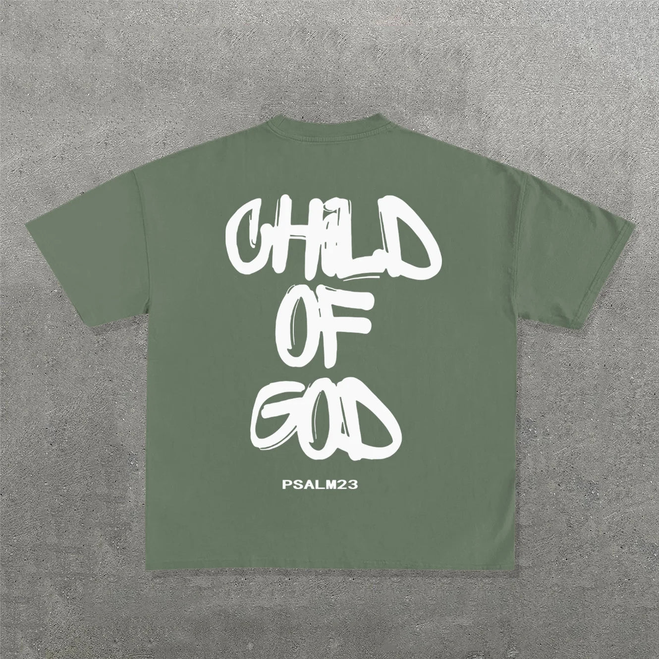 Child Of God Psalm 23 Print Short Sleeve T-Shirt