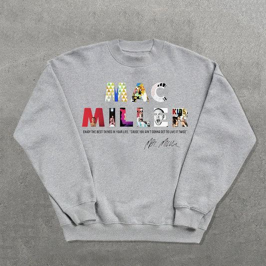 Personalized Printed Crew Neck Sweatshirt