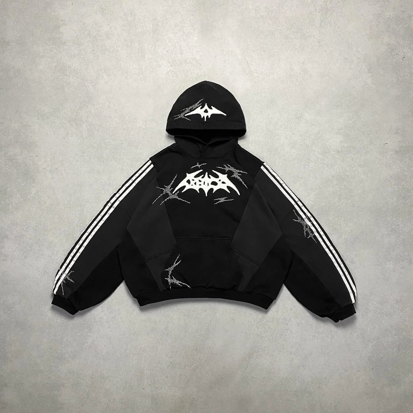 Three Stripes Casual Retro Street Hoodie